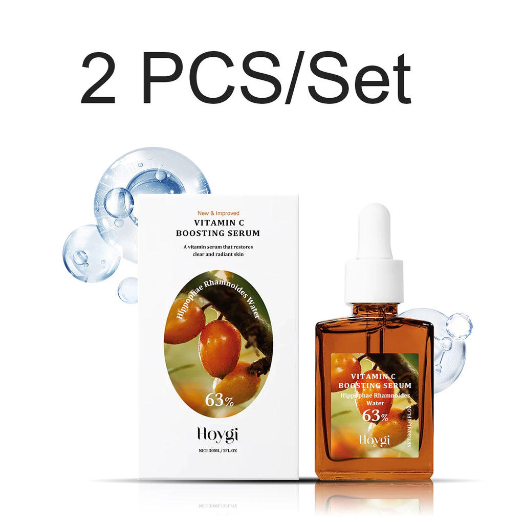 Vitamin C Serum Brightening Hydrating Firming Reduce Dark Spots Gentle Moisturizer Daily Face Serum For Glowing Skin 30ml Oasis Select 2 PCS