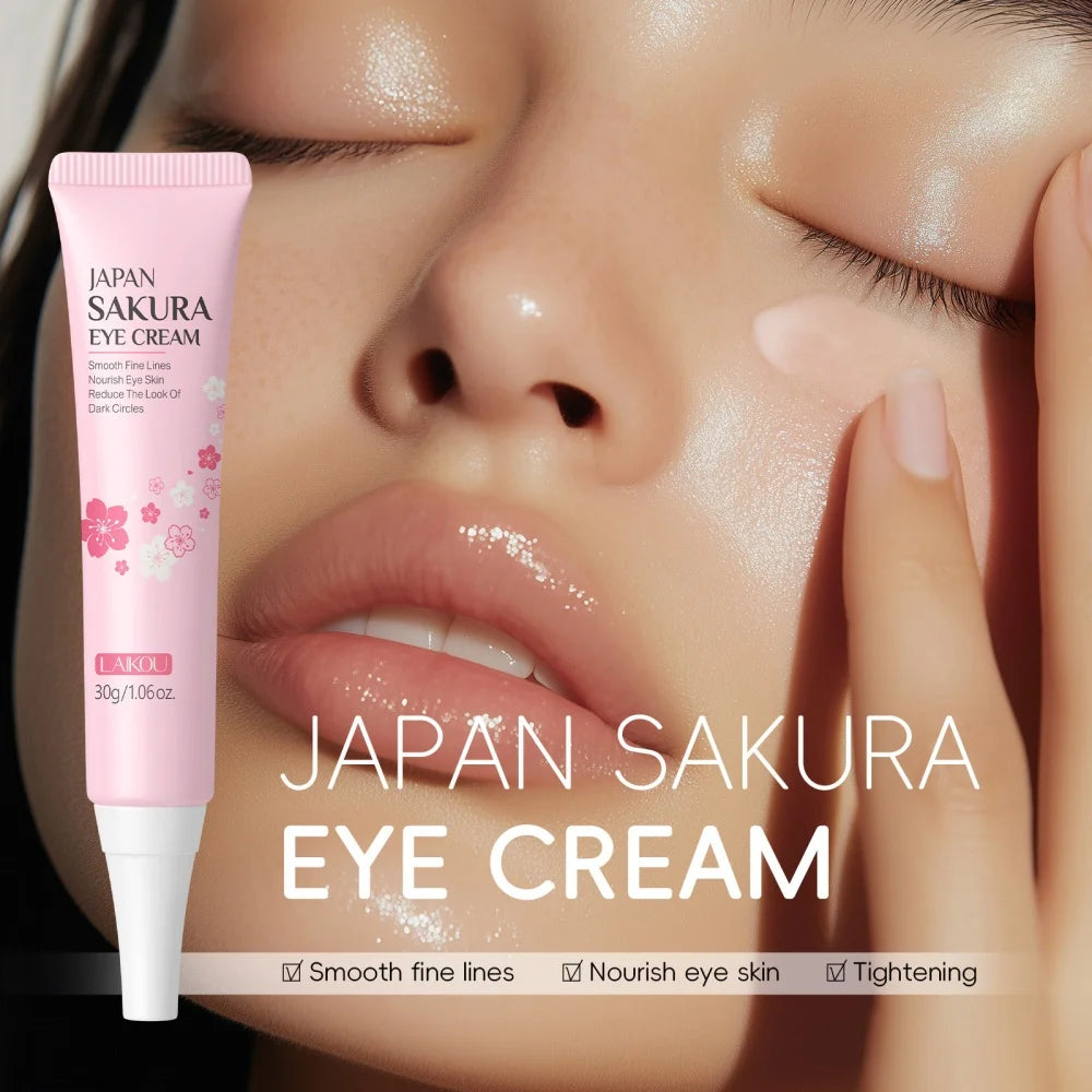 LAIKOU Japan Sakura Eye Cream 30g – Brighten & Moisturize