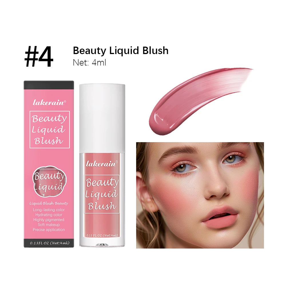 Velvet Matte Liquid Blush – Waterproof Cheek Tint 4ml Liquid Blush Oasis Select Color 4