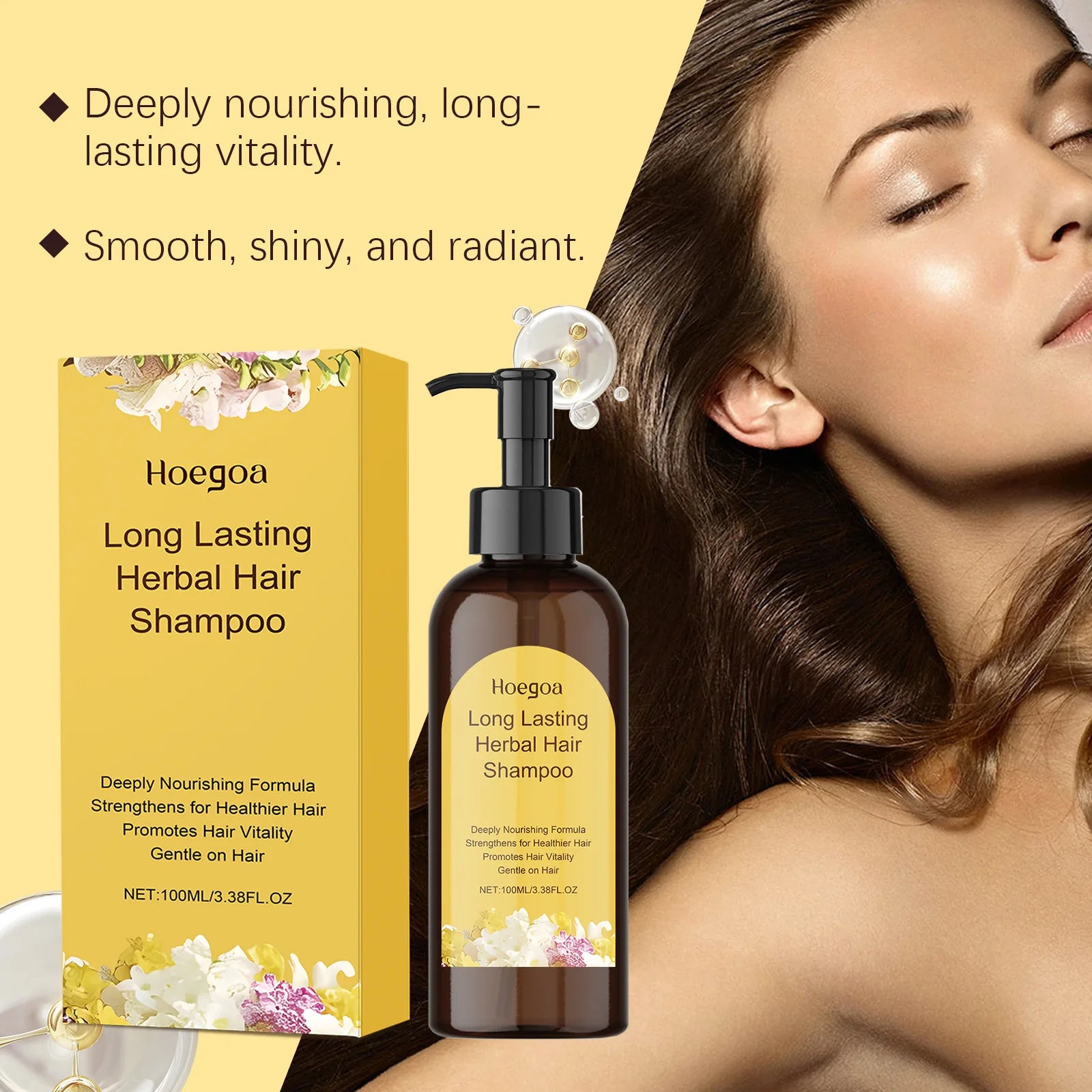 Jasmine Hair Nourishing Shampoo Repair Damaged Improve Thicken Scalp Irritating Treatment Control Dandruff Hair Growth Shampoo Oasis Select
