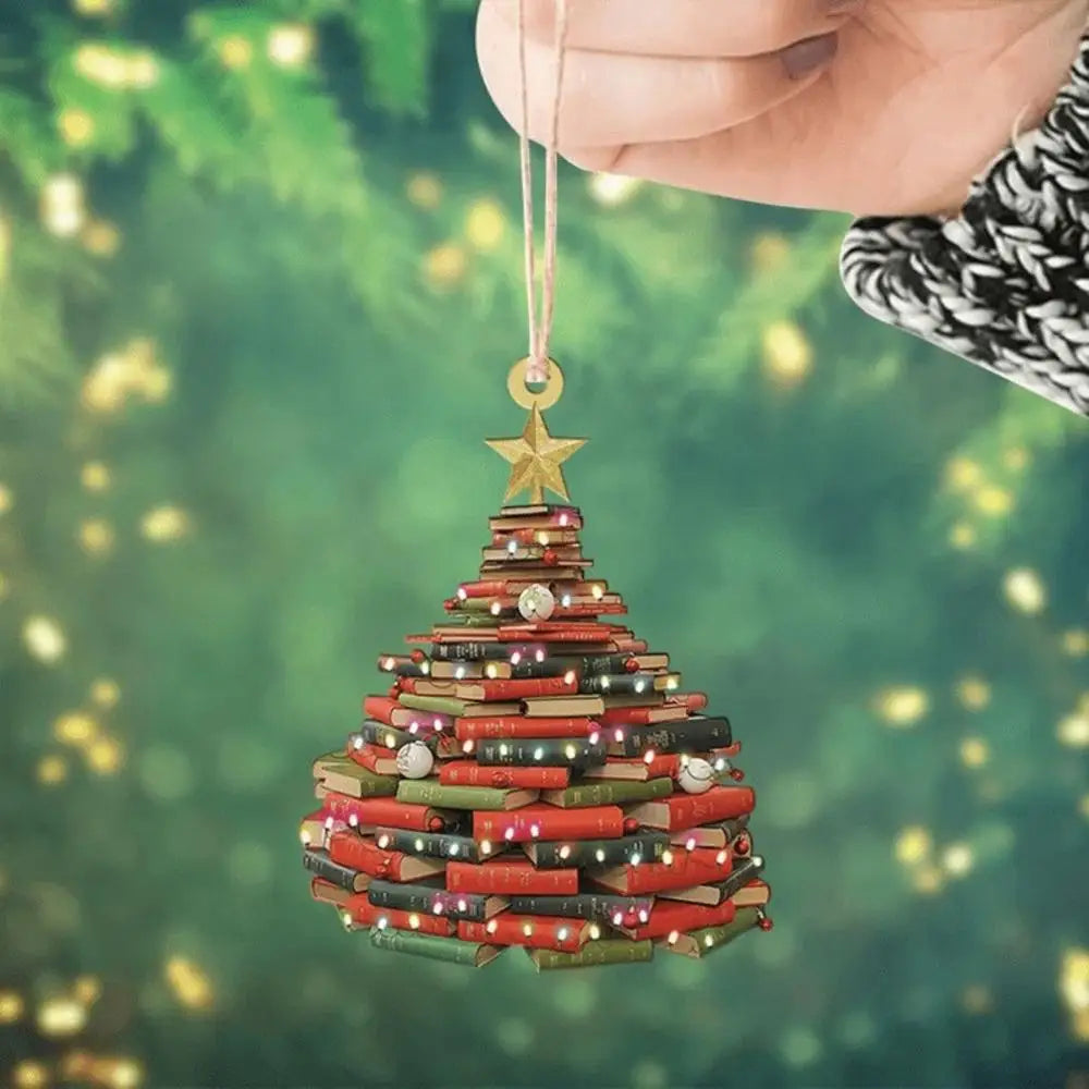 2D Acrylic Christmas Tree Ornament Pendant | 2025 Xmas Decor