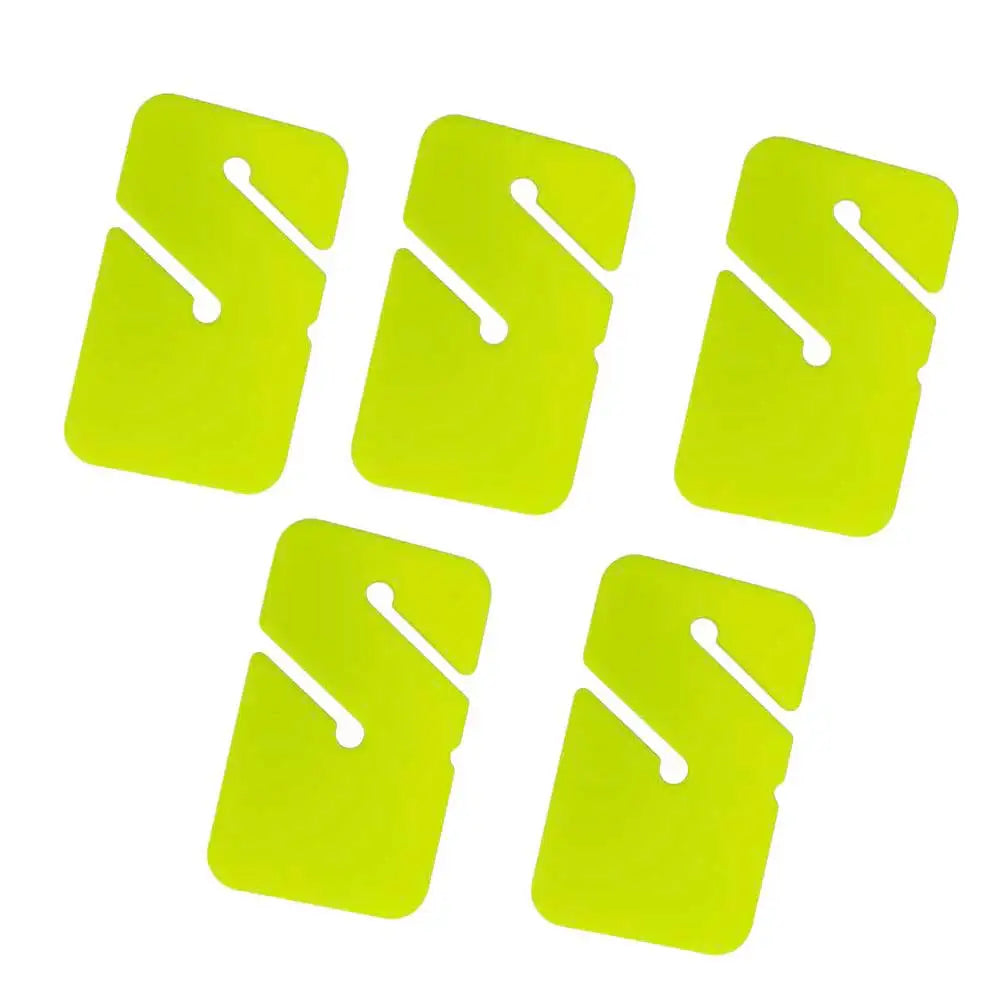 5pcs Cave Dive Arrows Square Wreck Line Marker for Technical Diving Safety Reel Spool Attachment Dive Directional Signal Cookie Oasis Select 5pcs yellow F