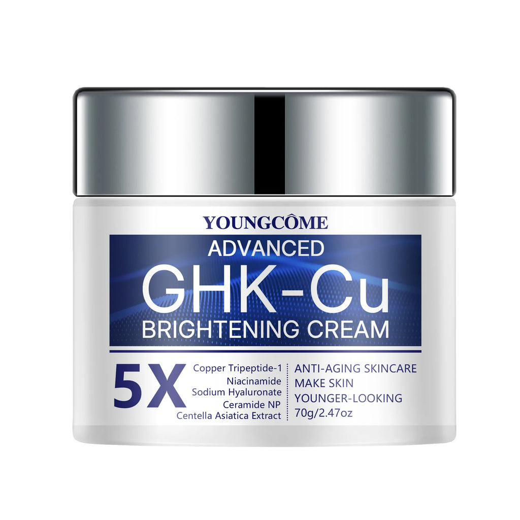 GHK-CU Copper Peptide Anti-Aging Face Cream & Serum - Firming & Hydrating Moisturizer for All Skin Types, Skincare for Women Oasis Select 70g