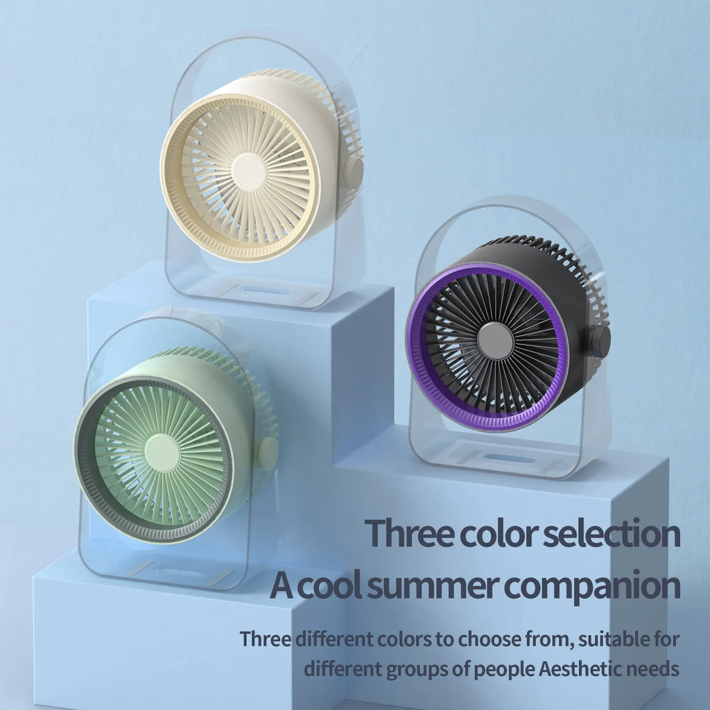 URGGU USB Desktop Fan – Silent, Portable & Strong Airflow