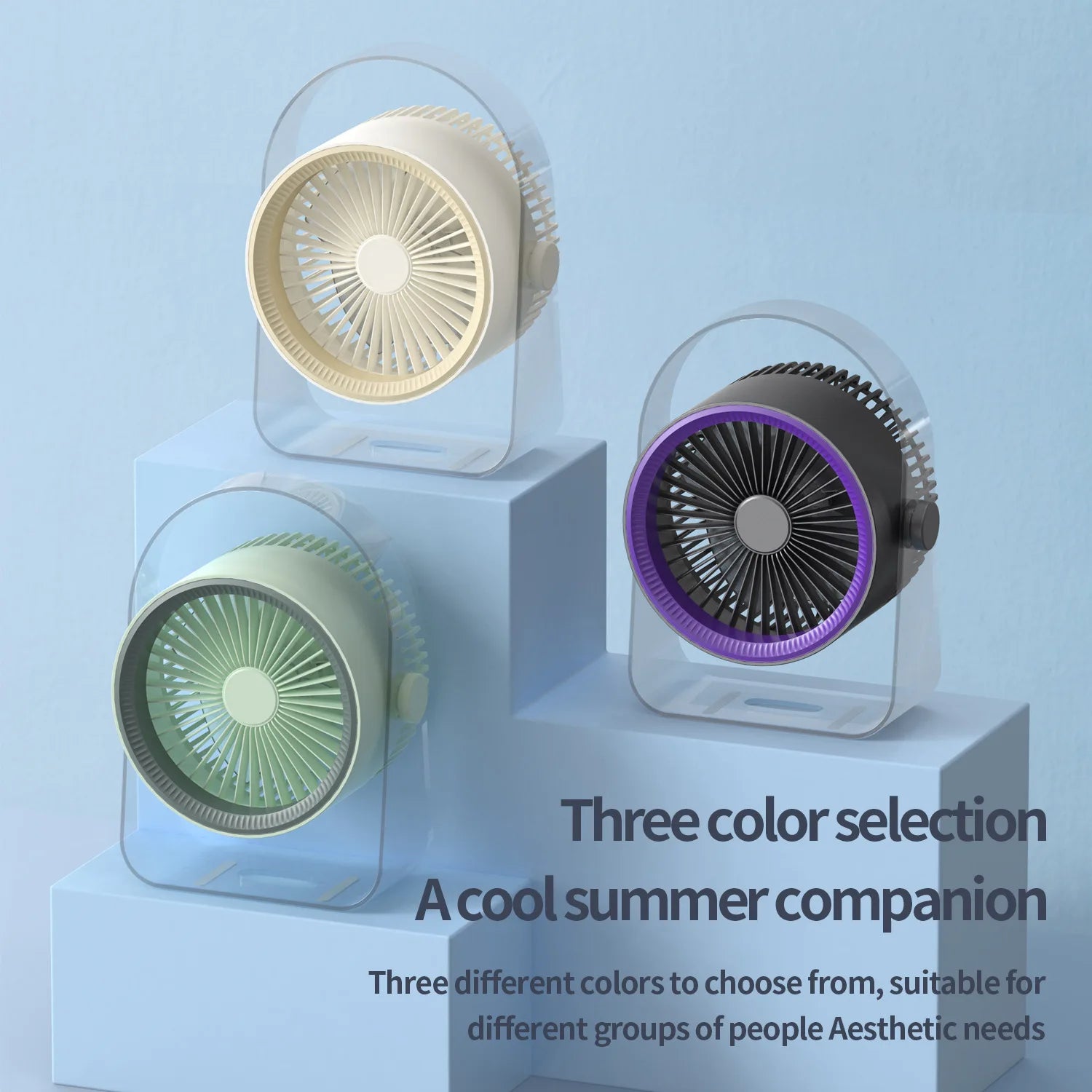 URGGU USB Desktop Fan – Silent, Portable & Strong Airflow