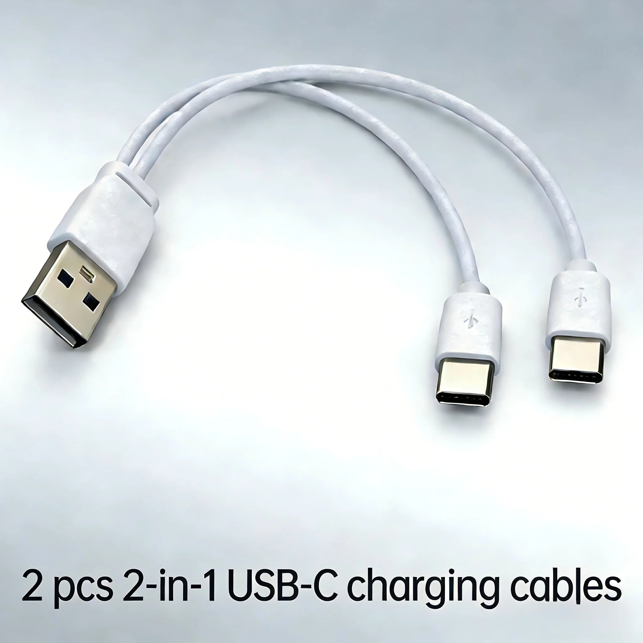 2 in 1 USB-C Charging Cable For Battery And other device Oasis Select 2 PCS Cables