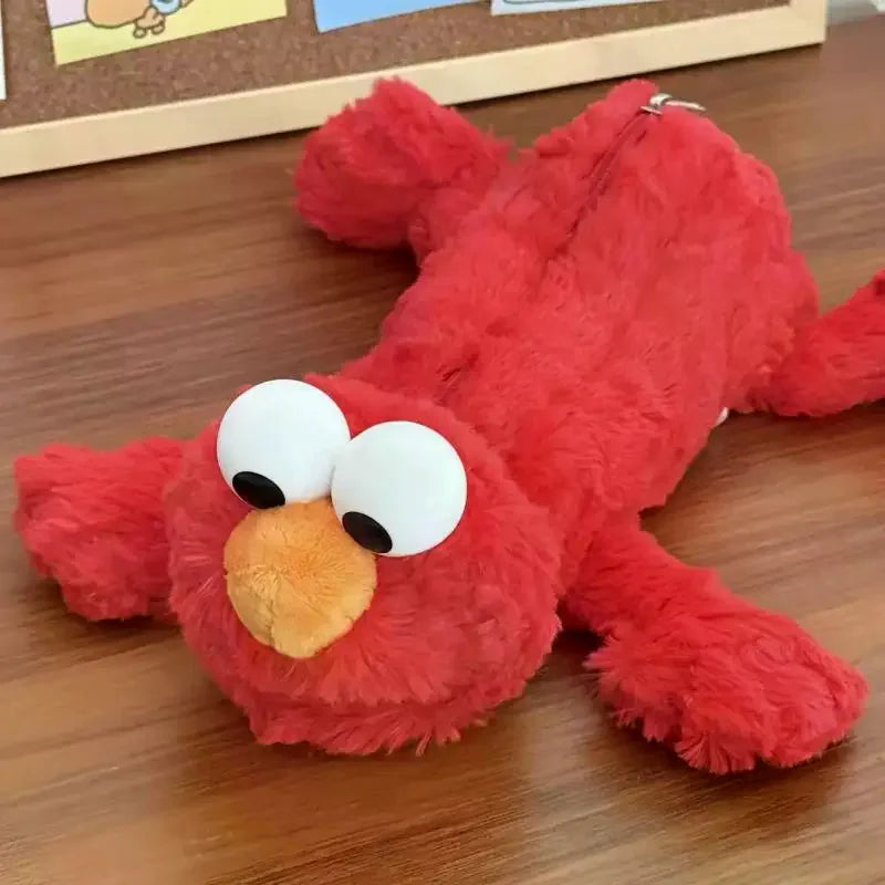 Cute Red Mockingbird Plush Pencil Case Student Stationery School Supplies Kawaii Doll Back To School Storage Bag Pen Stationery Oasis Select