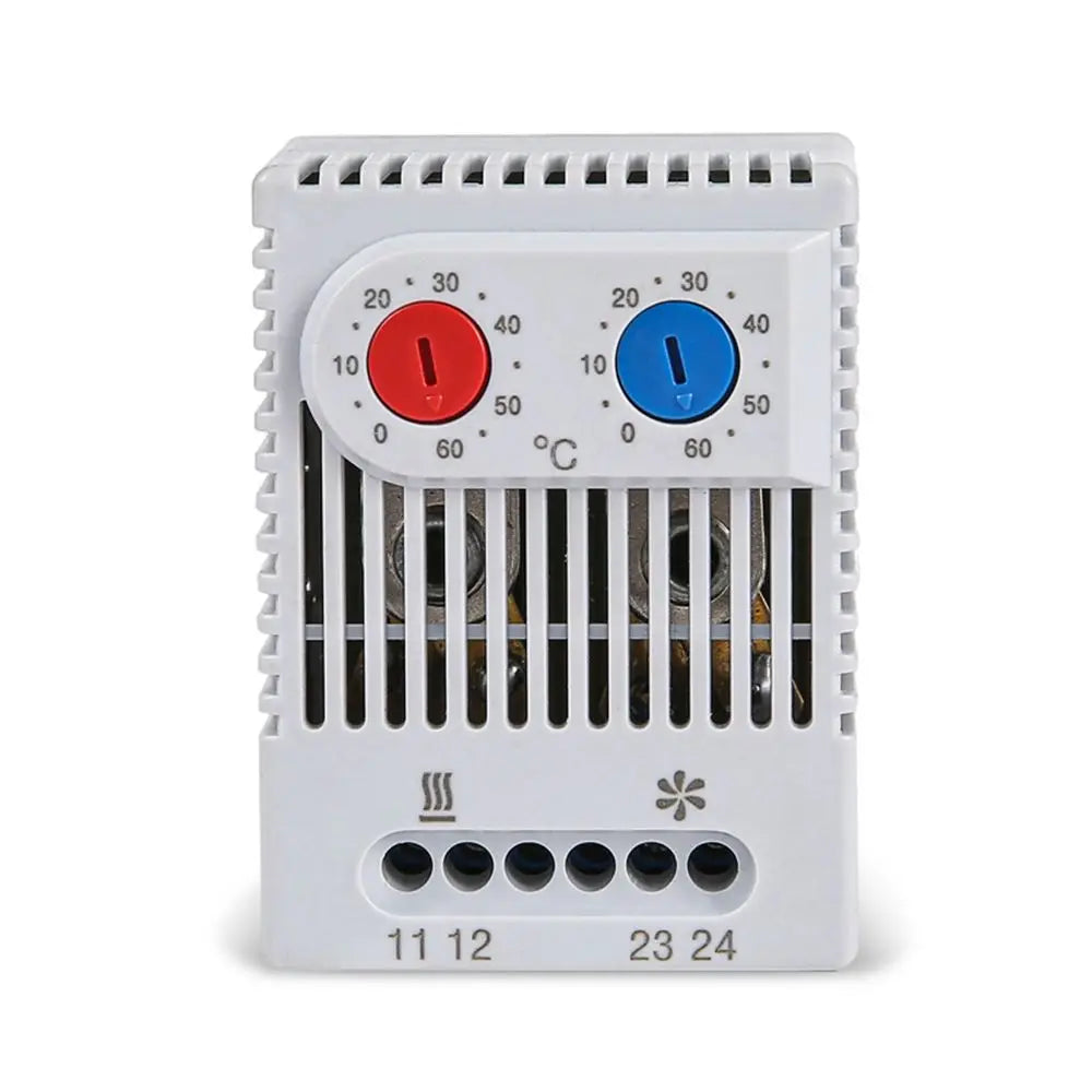 ZR011 Bimetallic Cabinet Thermostat | 0–60°C DIN Rail Mount
