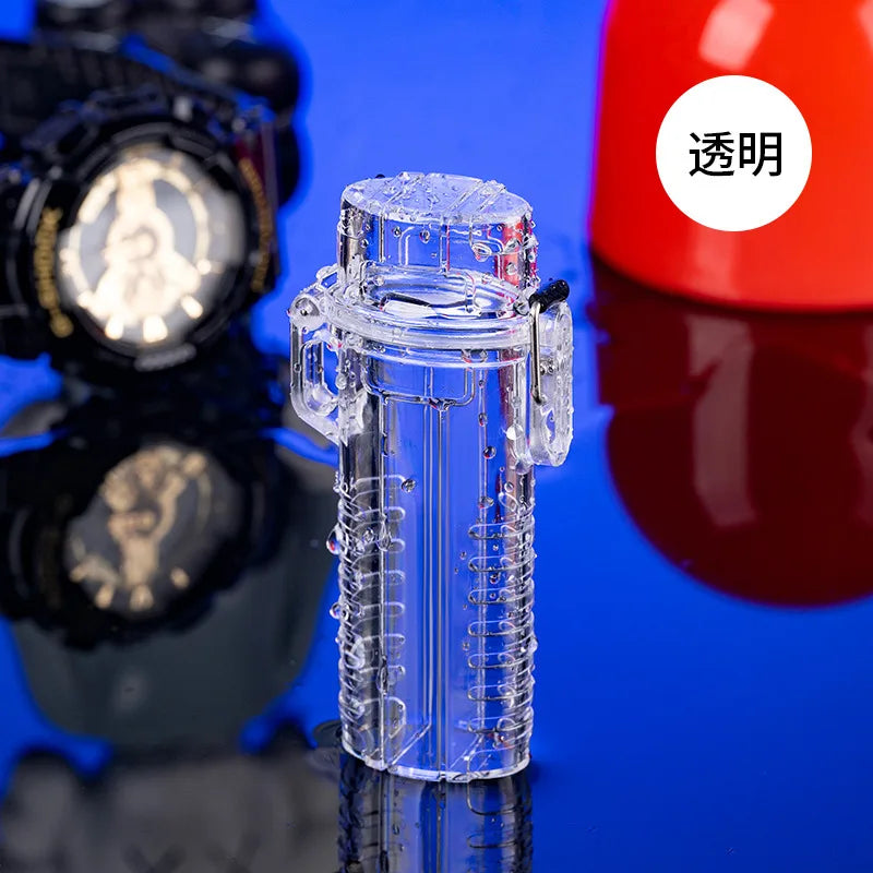 1pc Waterproof Lighter Case for BIC Classic Regular Lighter J6 EDC Cigarette Case Lighter Holder Sleeve Oasis Select Transparent