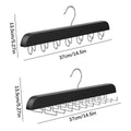 2pcs Men's Essential Tie and Belt Rack, Suitable for Closet Organization and Storage, Sturdy Wooden Belt and Tie Organizer Oasis Select 2Pcs