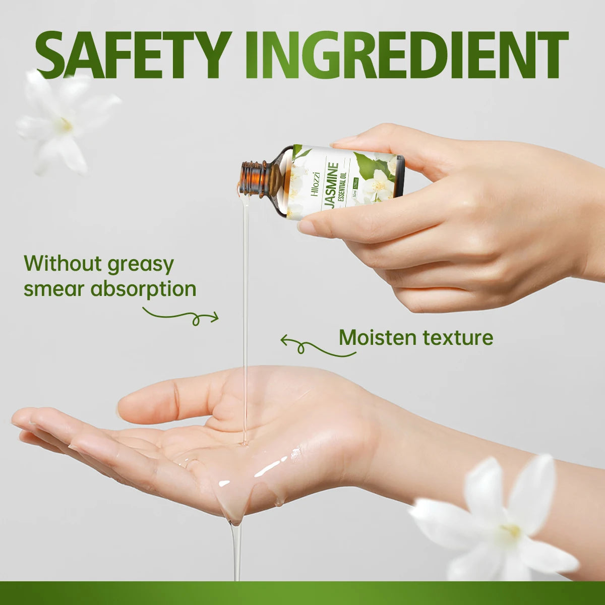 Hllozzi Jasmine Essential Oil 30ml 60ml 100ml | Aromatherapy