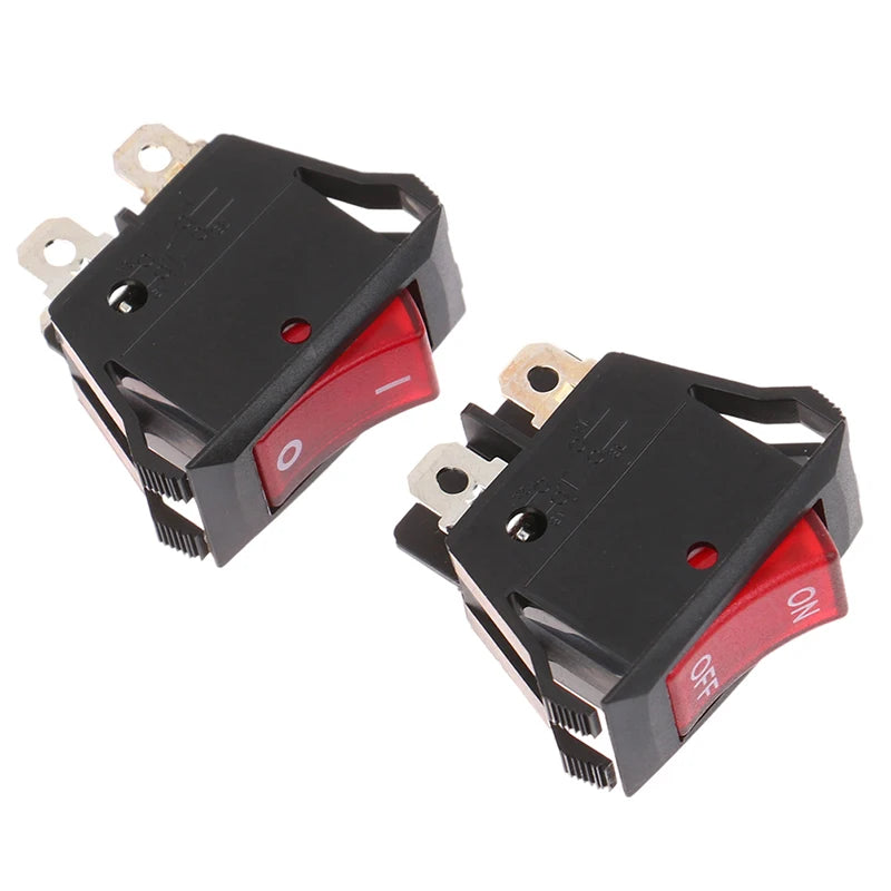 4Plug Power Rocker Switch RF-1009 16A Control Switch With Led Light For Rongfeng ON/OFF/I/O Switch Oasis Select