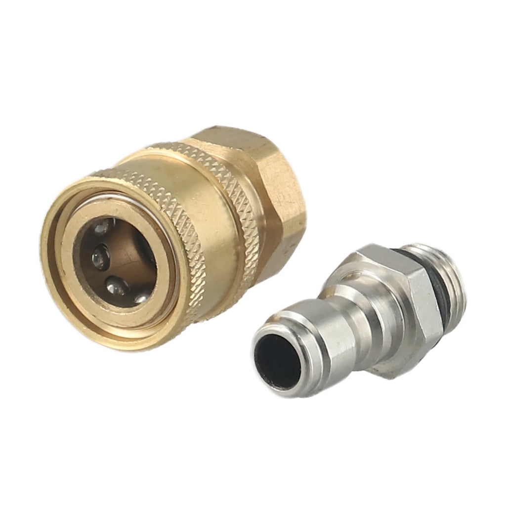 For High Pressure Washers Cleaning Machine Connector G1 4 Quick Connector Home Cleaning G1 4 Copper And Stainless Steel Oasis Select