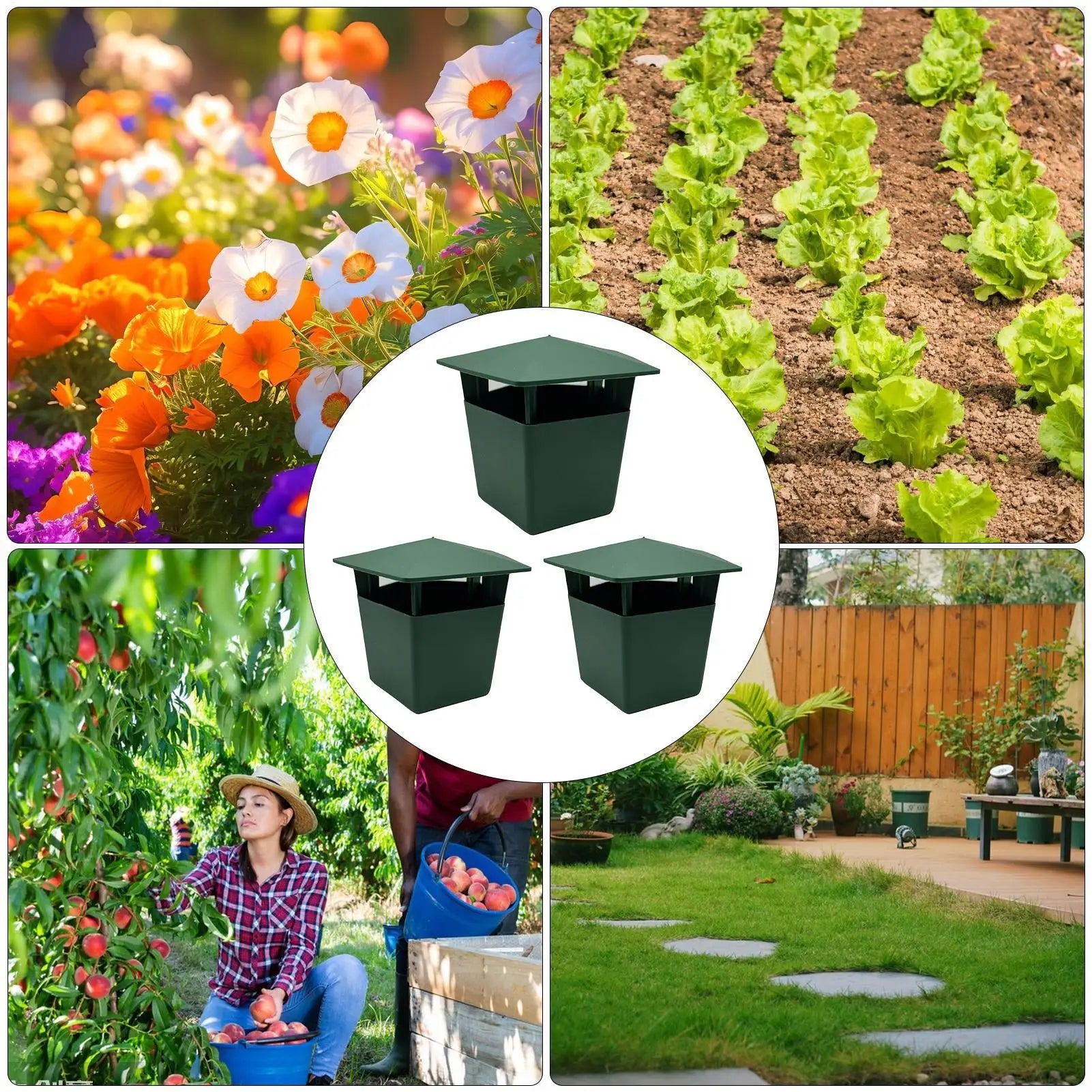 Slug Traps Garden Farm Protector Slug House Pests Reject Animal Pests Repeller Snail Trap Catcher Gintrap Tools Snail Cage Oasis Select
