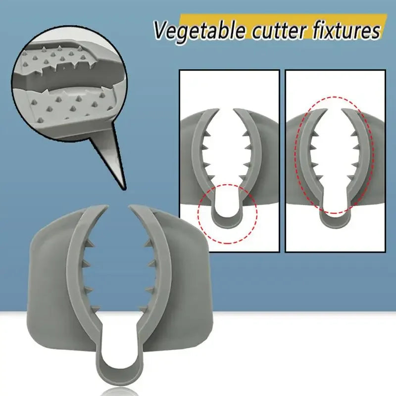 1pcs Vegetable Cutter Jig Safe Grater Finger Guard for Mandoline Slicer Protective Ergonomic Non Slip Kitchen Accessories Oasis Select