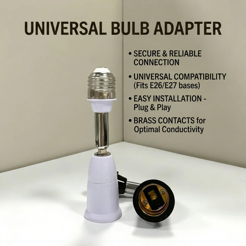 Lamp Holder Converter Compatible Socket Adapter E27 To E14 Converter Insulating B22 To E27 Adapter For Living Room Study Bedroom Oasis Select