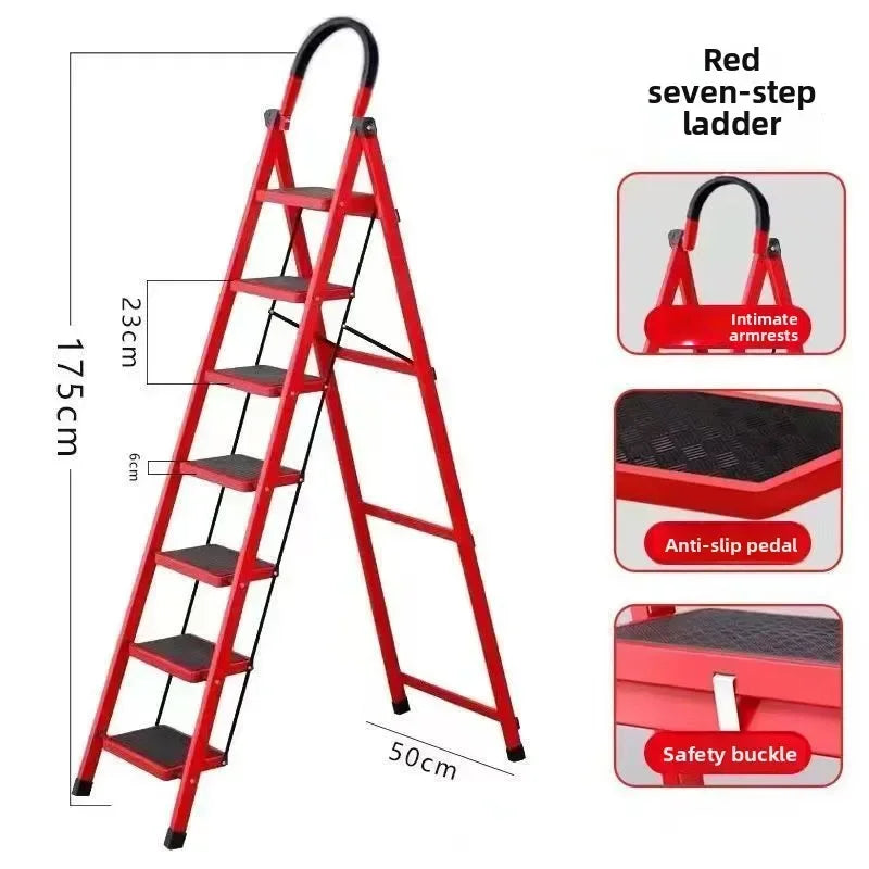 Herringbone Ladder Household Folding Telescopic Multifunctional