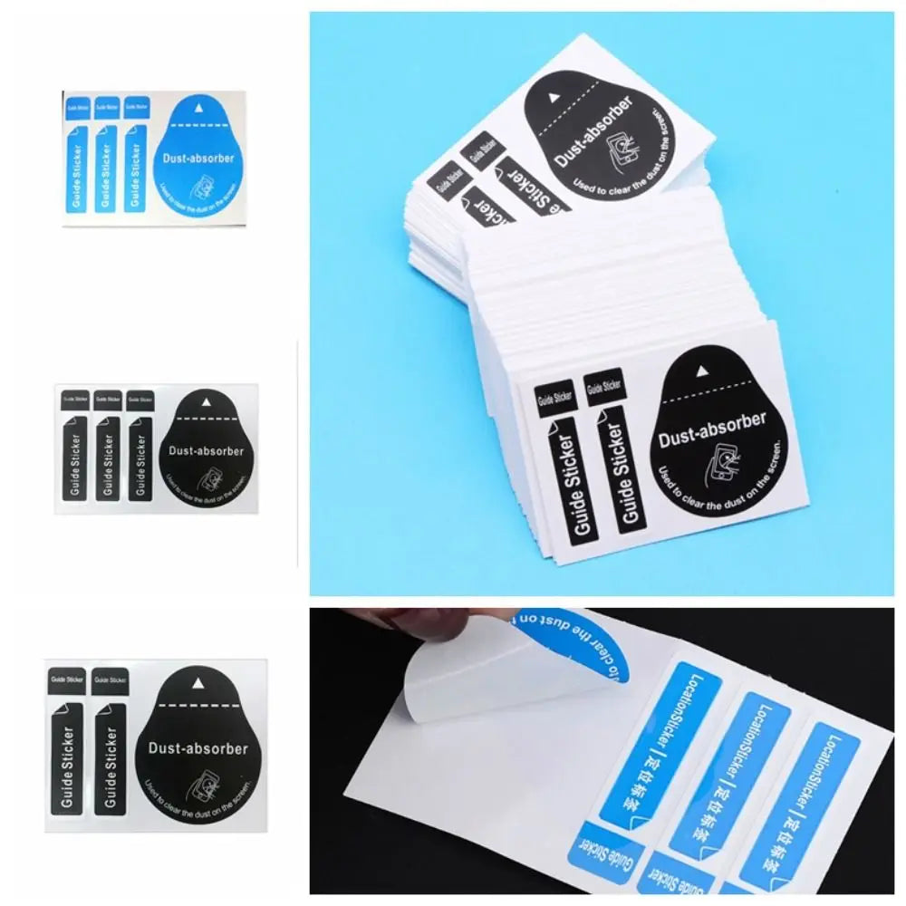 Wet Dry Cleaning Wipes Cellphone Tablet Screen Dust Absorber LCD Guide Protector De-dust Sticker for Camera Lens Glass Oasis Select