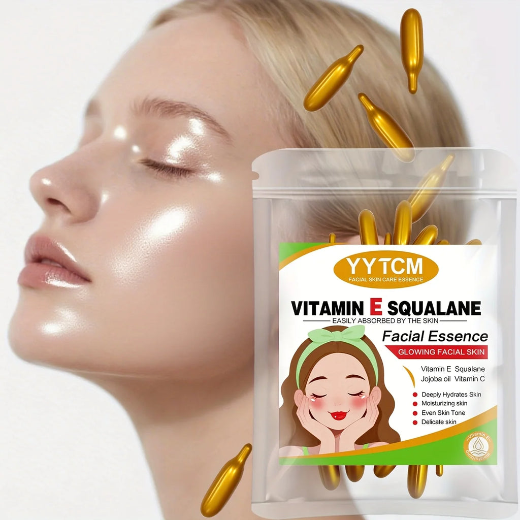 Vitamin E Moisturizing Capsule Essence – Brightening Skin Serum Face Serum Capsules Oasis Select