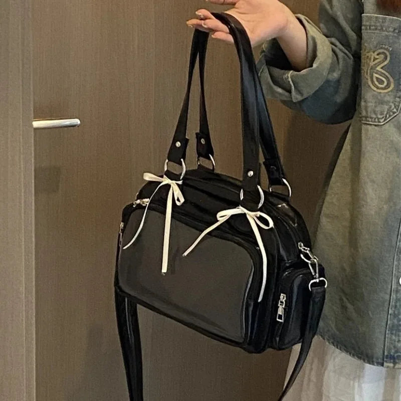 Anime Itabag Japanese JK Uniform Crossbody Bag Large Capacity Shoulder Bag Badge & Doll Display Versatile Daily Cosplay Purse Oasis Select