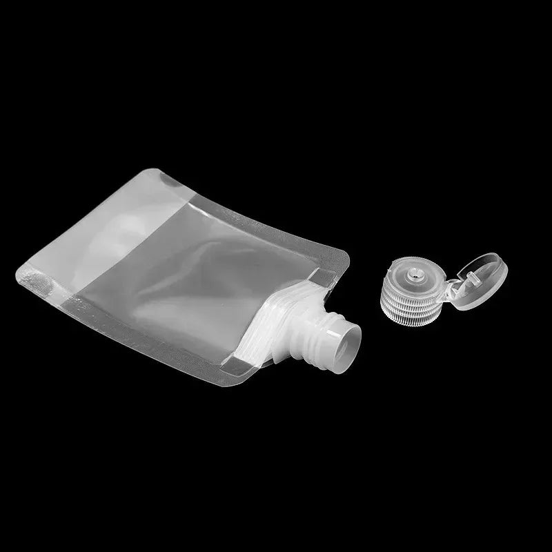 2-10PCS Travel Empty Squeeze Bags Lotion Dispensing Bag Refillable Shampoo Toiletries Conditioner Liquid Cosmetic Storage Pouche Oasis Select
