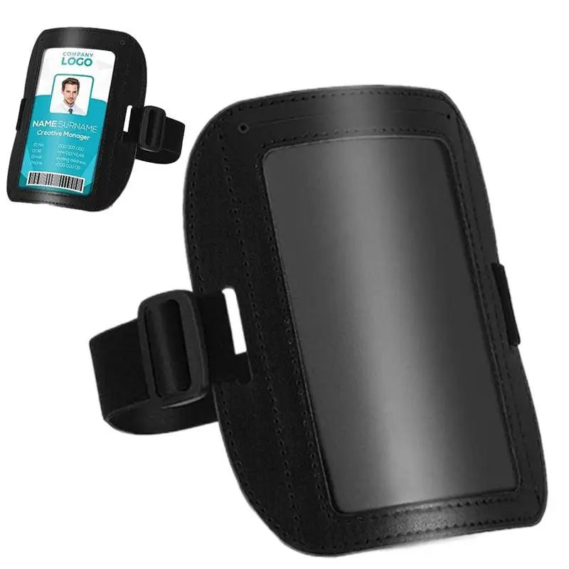 Armband Card Holder Waterproof Adjustable Ski Pass Sleeve for Men Horizontal Armband Business Accessory for Schools Restaurants Oasis Select
