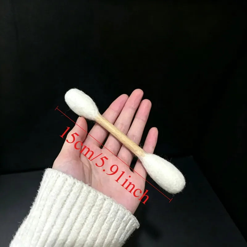 Creative Large Cotton Swab Shaped Catnip Toy 6-pack Giant Kitten Grinding Biting Stick Durable Teeth Cleaning And Grinding Rope Oasis Select