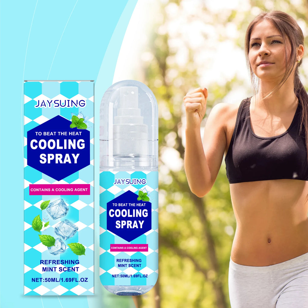 Jaysuing Portable Cooling Spray – Instant Summer Cooling Relief Body Cooling Spray Oasis Select