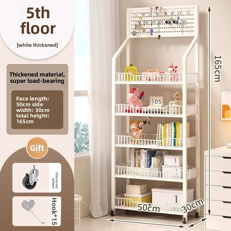 Snack shelves Internet celebrities Snack food and beverage supermarkets Mobile shelves Convenience store Multi-layer Oasis Select Five-layer 50CM A