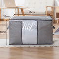 Quilt storage bag, clothing sorting bag, moving and organizing household bedding storage box, supplies Oasis Select Grey 1pcs