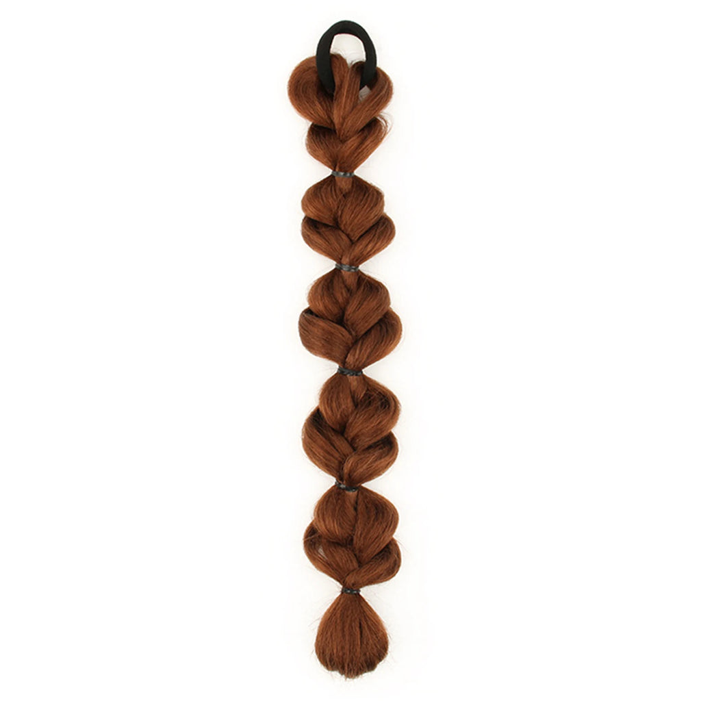 Synthetic Bubble Braid Ponytail Wig – Clip-In Hair Extension