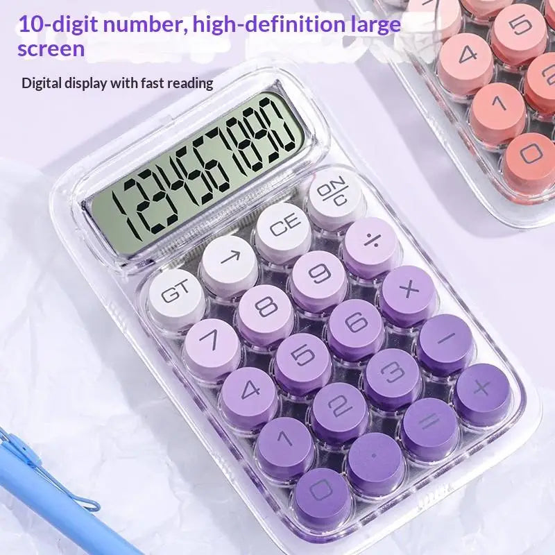 1PCS Large Screen Large Buttons High Appearance Level Calculator Portable Specially Designed For Students Oasis Select