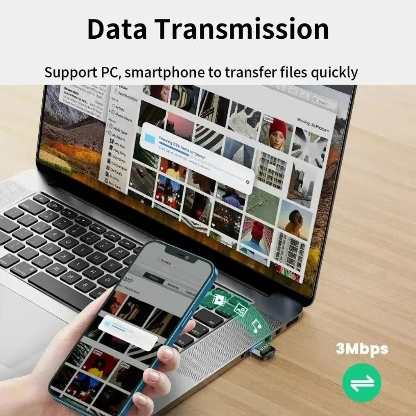 USB Bluetooth Adapter 5.3 5.1 for Wireless Speaker Audio Mouse Bluetooth Dongle USB Adapter Bluetooth 5.0 Receiver Transmitter Oasis Select
