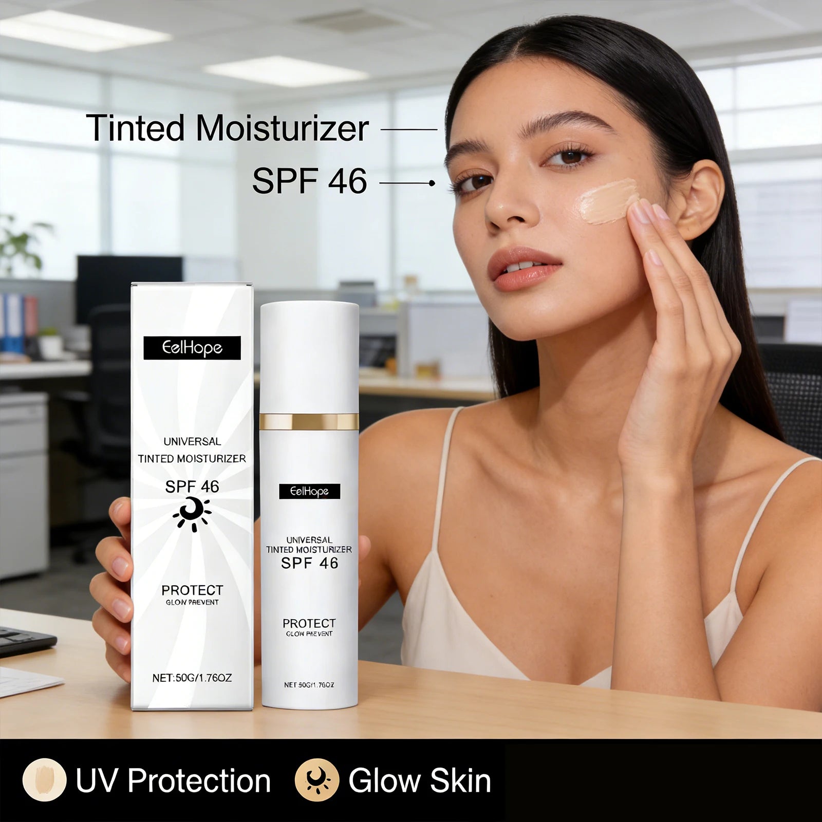 Tinted Moisturizer Sunscreen – Lightweight & Non-Greasy | 50g