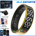 Ola Esporte Smart Ring – LED, Heart Rate & 5ATM Waterproof