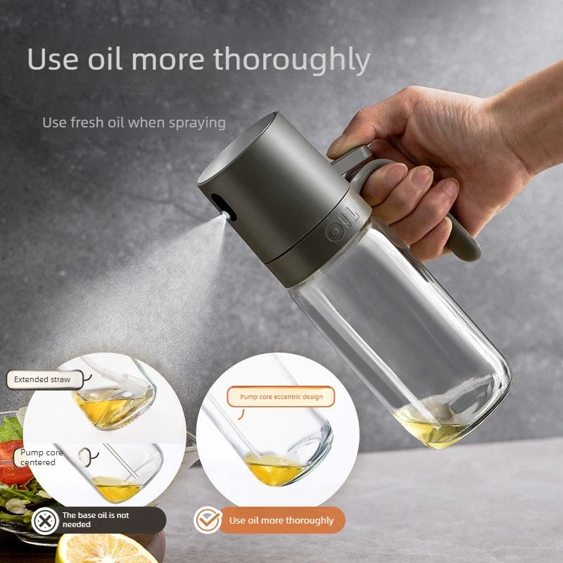 Kitchen Gadgets Glass Oil Sprayer Olive Oil Spray Bottle Oil Dispenser Portable Oil Mister for Cooking Air Fryer Salad BBQ Oasis Select