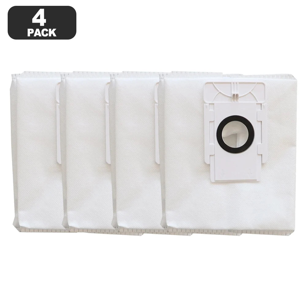 Meltblown Non Woven Fabric Dust Bag For Polaris PVCRAC 7750 For IQ Home Robot Vacuum Cleaner 3.5L Automatic Emptying Bin Parts Oasis Select 4 PACK