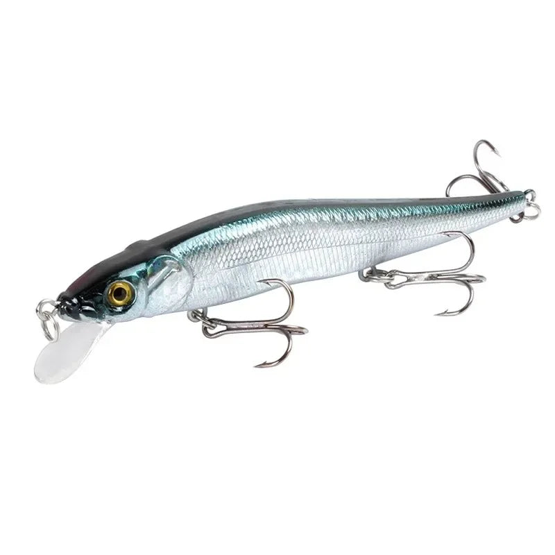 1/2pcs Fishing Lure 11.5cm/14g Minnow Crankbait Wobblers 3D Eyes Perch Artificial Bait Pike Carp Bait Swim Bait Fishing Pesca Oasis Select 03
