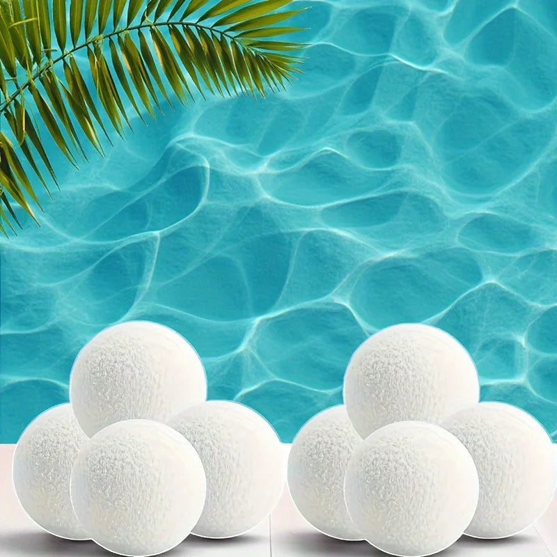 Efficient And Convenient - 4pcs Pool Cleaning Balls - Quick Absorption And High-Efficiency Dirt Removal, Reusable SPA, Hot Tub Oasis Select