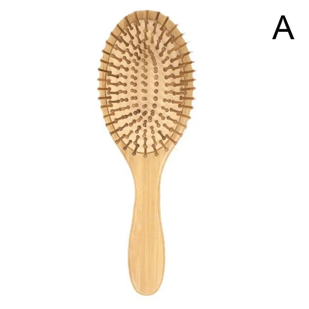 Bamboo Hair Brush,Natural Wooden Bamboo Comb Paddle Detangling Hair Brush Wide-tooth And Tail Comb For Thick/Thin/Curly/Dry Hair Oasis Select A