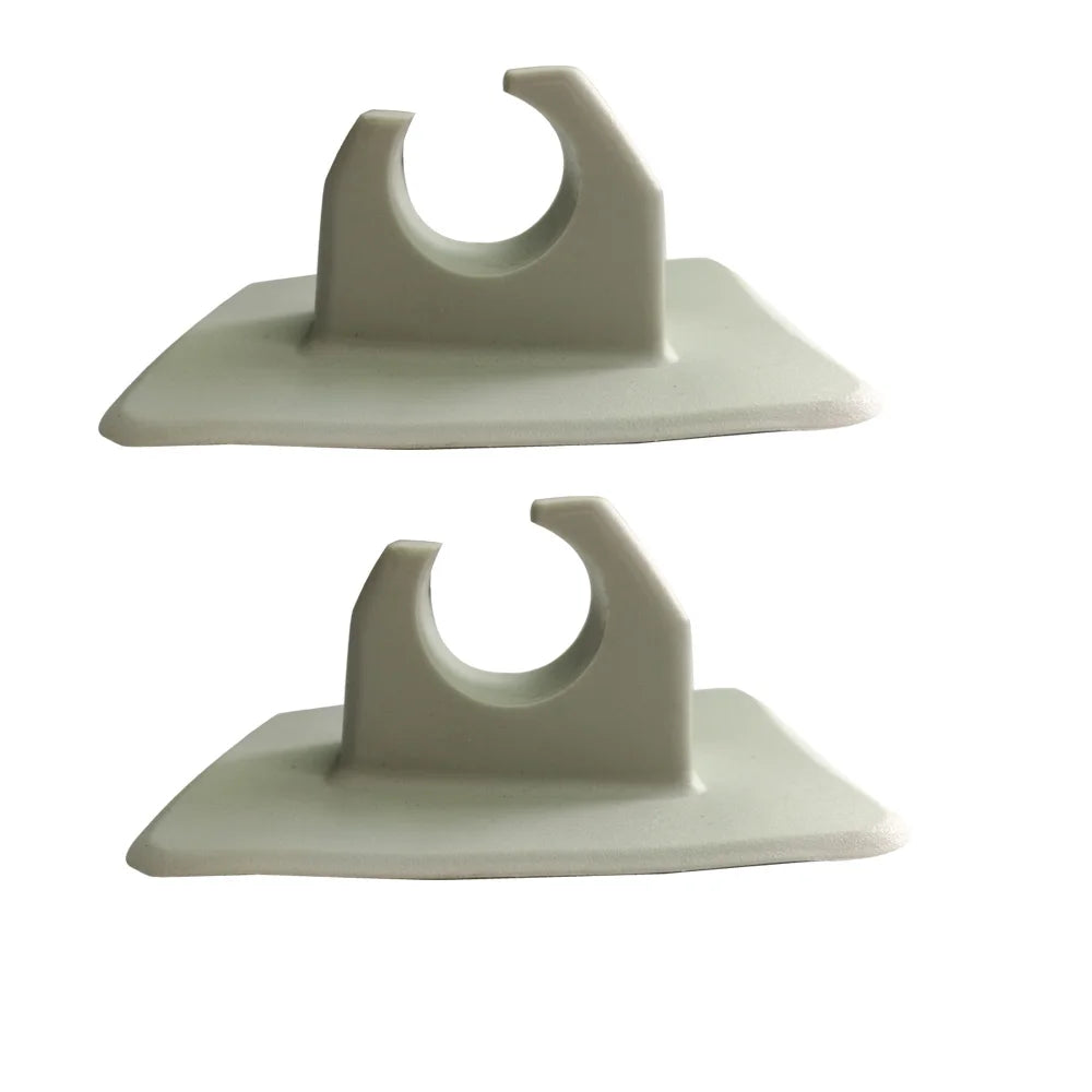 2pcs PVC Inflatable Boat Paddle Clips Oar Rowing Pole Paddle Clips Holder Mount Patch for Rowing Boat Dinghy Kayaks Accessories Oasis Select