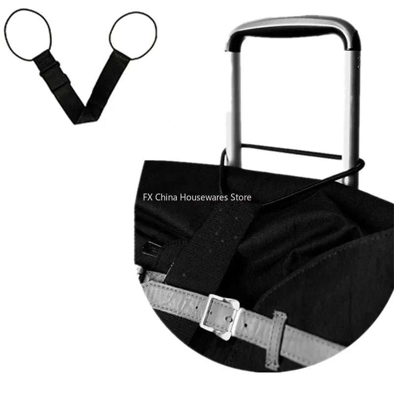 Elastic Adjustable Luggage Strap, Bungee Travel Security Belt, for Carry On, Secure Baggage Transport Oasis Select