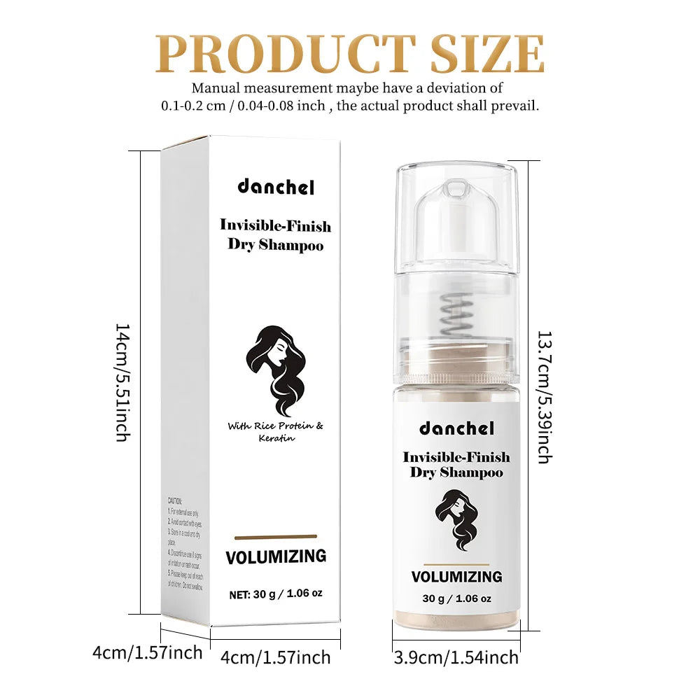 30g Protein No-rinse Hair Volumizing Powder Oil Control Fluffy Bangs Lazy Dry Hair Powder Oasis Select