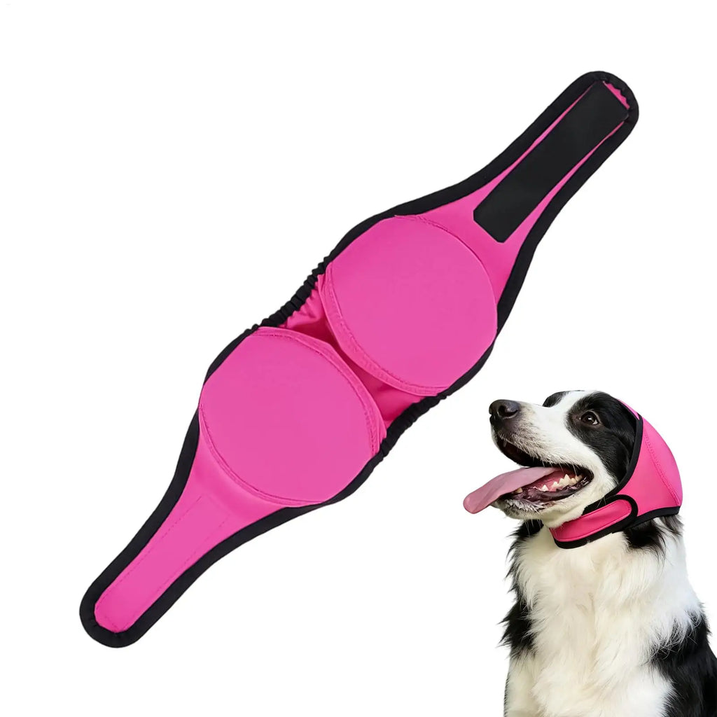 Adjustable Dog Earmuffs Noise Reduction Comfortable Quiet Head Cover Calming Head Wrap for Bathing Grooming Pet supplies Oasis Select