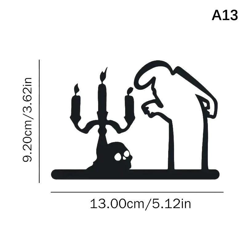 La Linea-Minimalist Line Art Wall Sticker, Waterproof Decal, Home and Car Decoration, Suitable for Walls Doors Glass and Cars Oasis Select A13