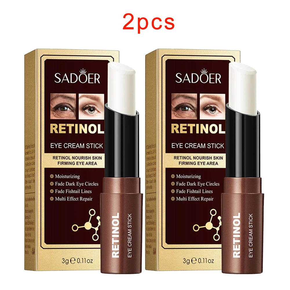 Retinol Eye Cream Stick – Brighten, Firm & Moisturize Eyes Eye Cream Stick Oasis Select 2pcs