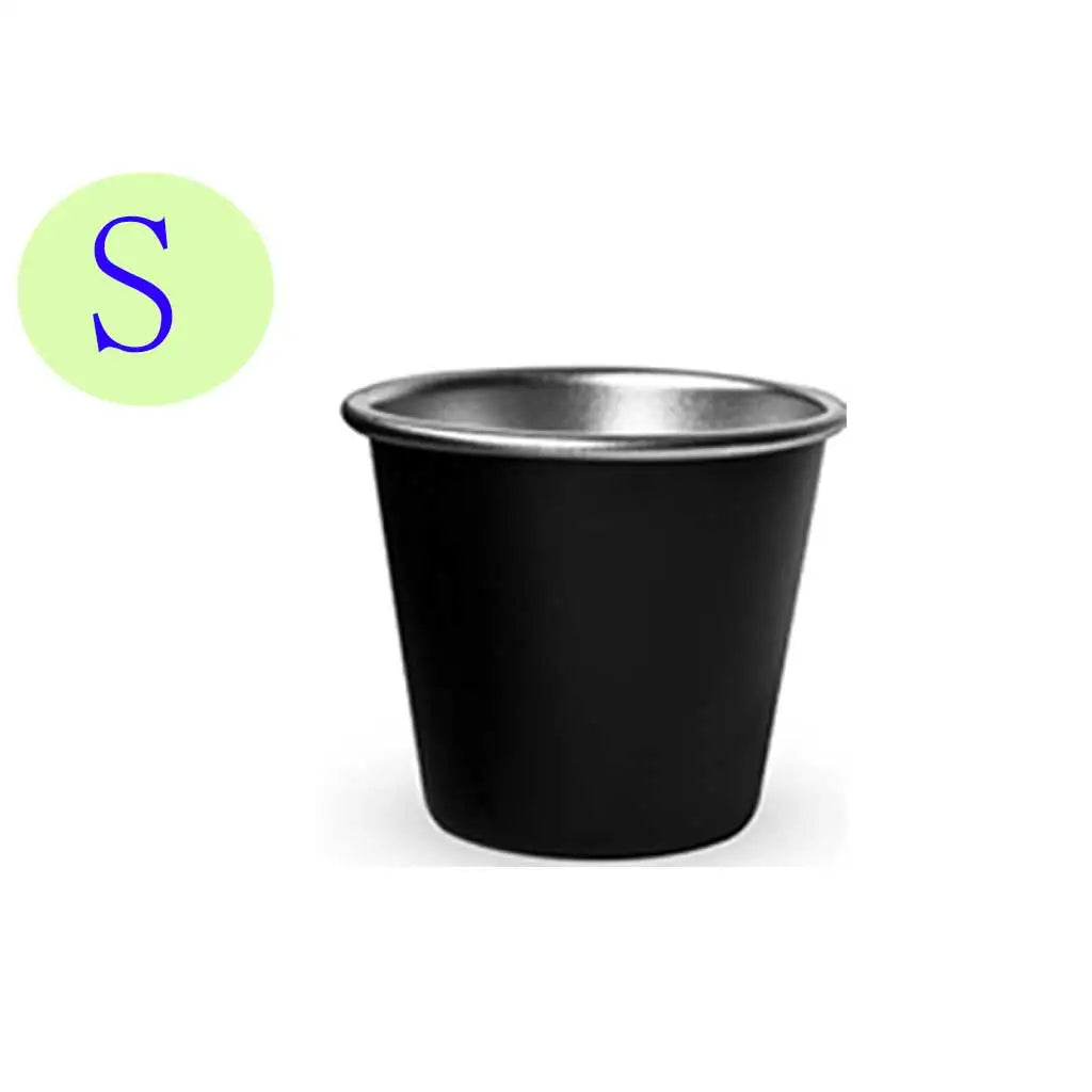 Stainless Steel Cup Stackable Water Cup Picnic Drinkware Traveling Camping Tumbler Outdoor Beer Milk Mug Water Cup Oasis Select Black S