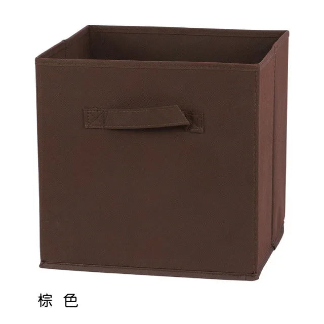 Non Woven Fabric Storage Box Home Supplies Clothing Underwear Storage Box,Kid Toy Storage Organizer Cabinet Drawer Organization Oasis Select Brown