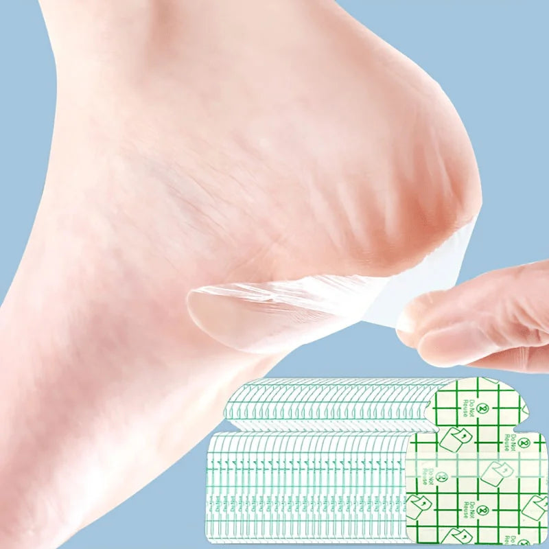 20PCS Invisible Moisture Resistant Heel Patch - Breathable Cushion, Suitable for Dry and Cracked Heels, Moisturizing Repair Oasis Select