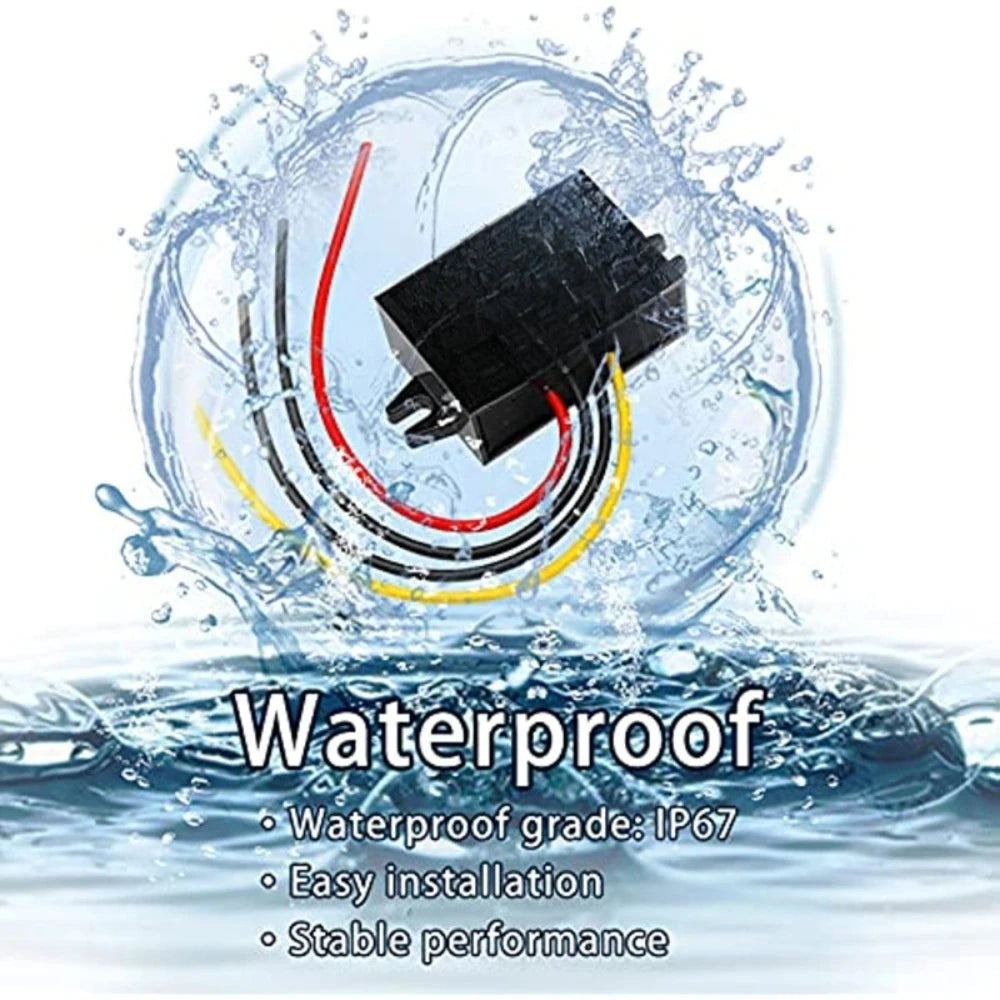 72V 60V 54V 48V 36V 24V to 12V 10A 8A 5A 3A Regulator 48 V DC Buck Car Truck Bus Taxi Vehicle Step Down Voltage Converter Oasis Select